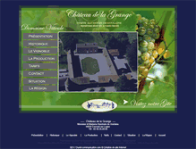 Tablet Screenshot of muscadet-chateaudelagrange.com